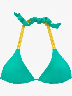 Haut de bikini triangle à nouer en microfibre douce