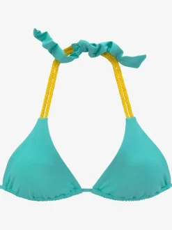 Haut de bikini triangle à nouer en microfibre douce