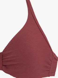 Haut de maillot de bain à armatures avec nouage dos