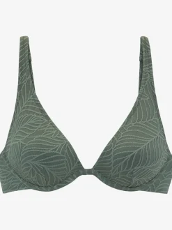 Haut de maillot de bain à armatures avec bonnets amovibles et bretelles ajustables