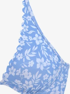 Haut de maillot de bain à armatures et bonnets amovibles