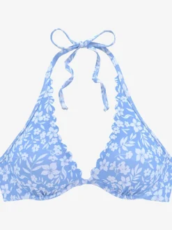 Haut de maillot de bain à armatures et bonnets amovibles