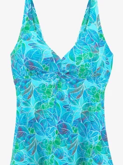 Haut de maillot de bain à armatures avec imprimé floral