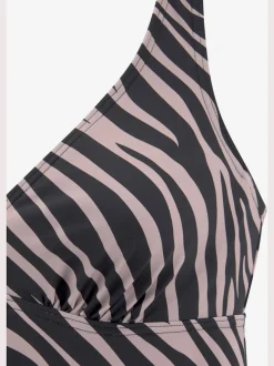 Haut de maillot de bain à armatures en microfibre douce