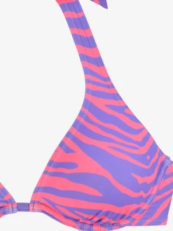 Haut de maillot de bain à armatures et bonnets amovibles