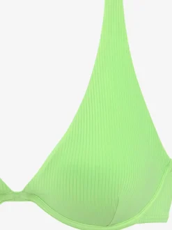 Haut de maillot de bain à armatures avec bonnets amovibles et bretelles réglables