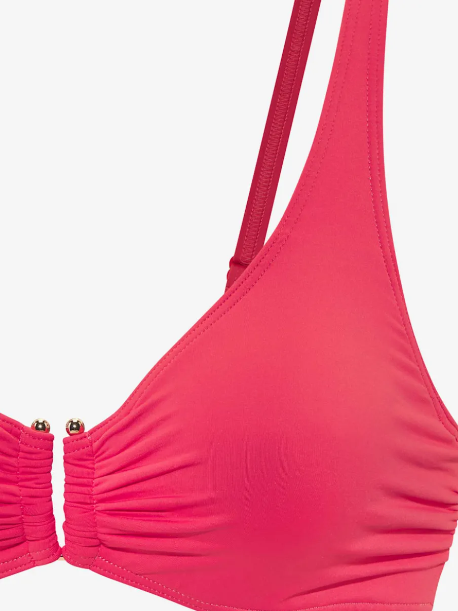 Haut de maillot de bain à armatures avec boucle décorative