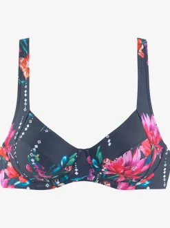Haut de maillot de bain à armatures floral moderne