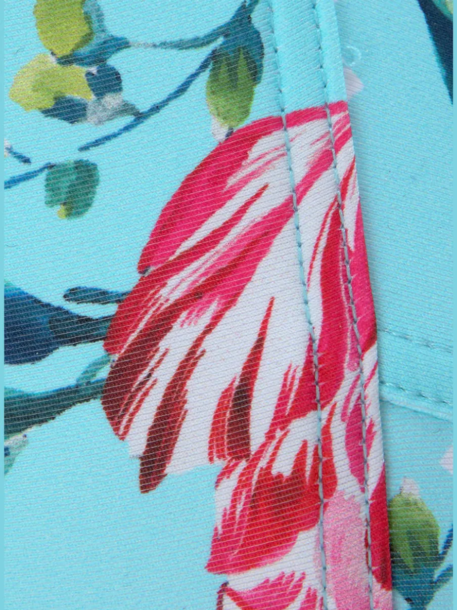 Haut de maillot de bain à armatures floral moderne