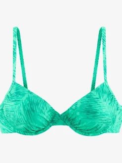 Haut de maillot de bain à armatures motifs graphiques ajustables
