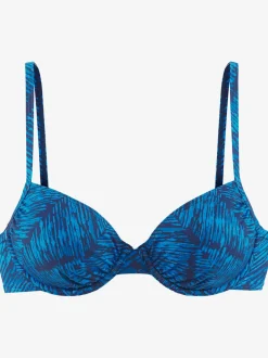 Haut de maillot de bain à armatures motifs graphiques ajustables