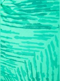 Haut de maillot de bain à armatures motifs graphiques ajustables
