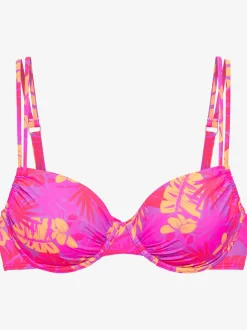 Haut de maillot de bain à armatures haut de maillot de bain avec imprimé floral intégral