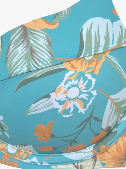 Haut de maillot de bain à armatures avec motifs floraux et bretelles réglables