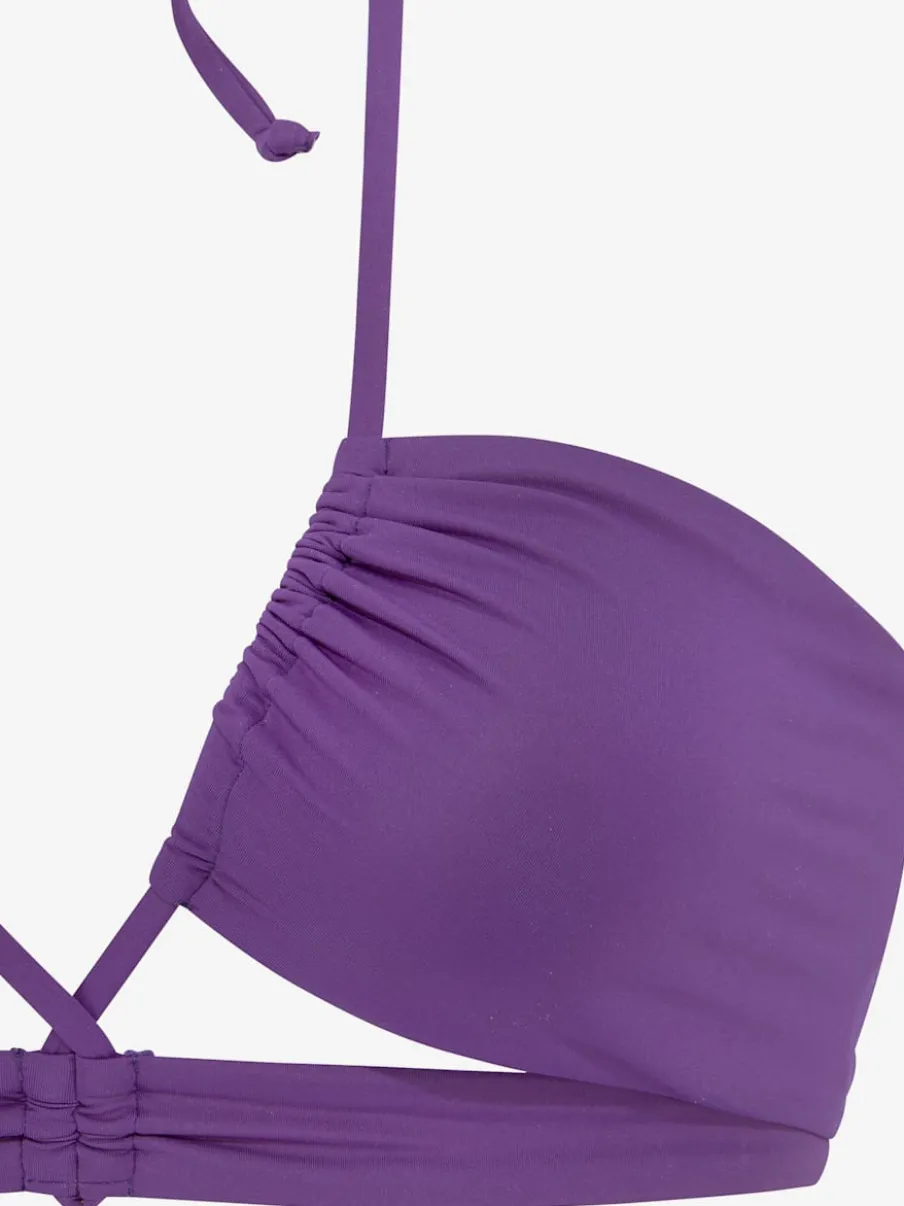 Haut de maillot de bain bandeau avec bonnets amovibles