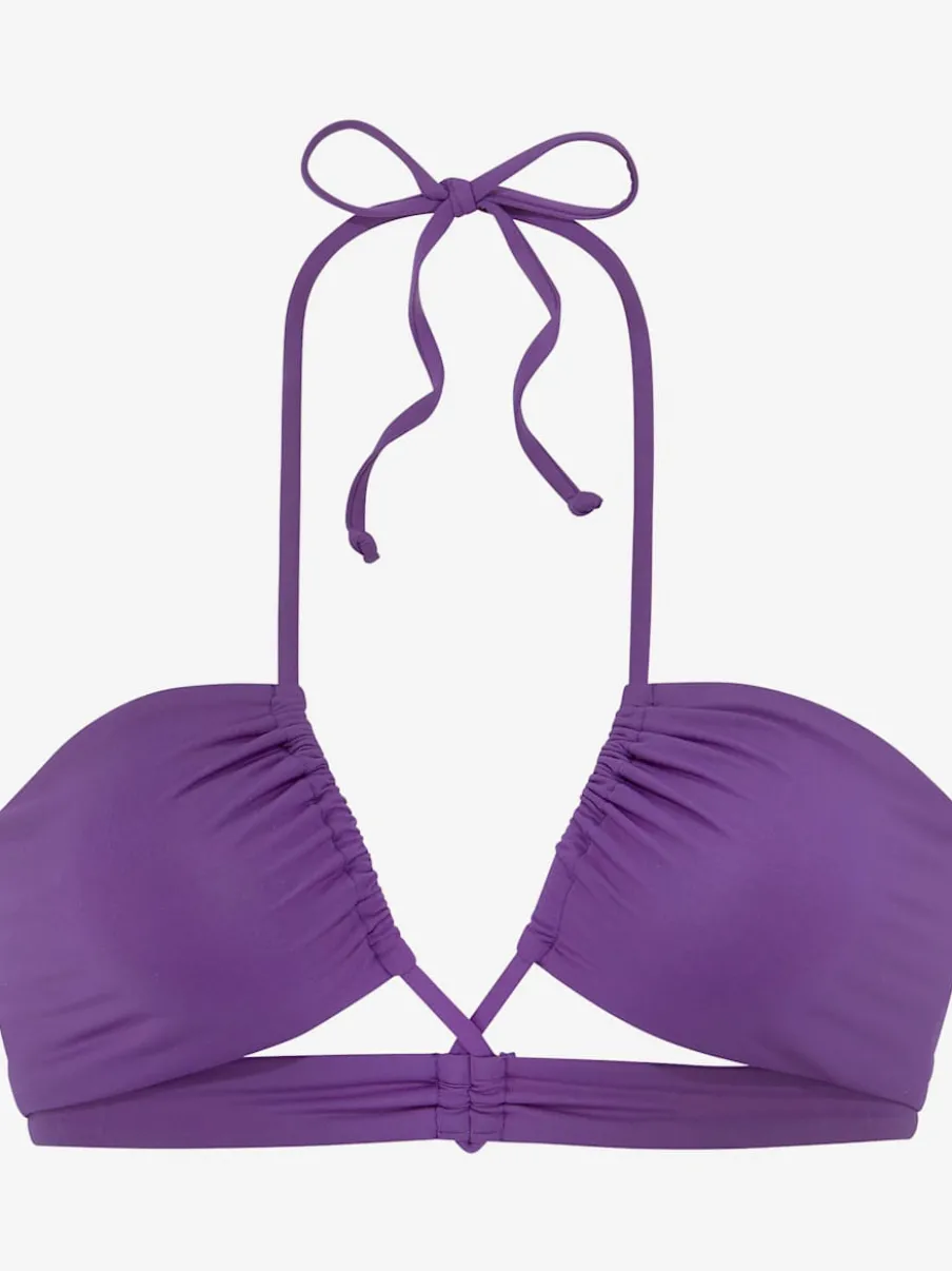 Haut de maillot de bain bandeau avec bonnets amovibles