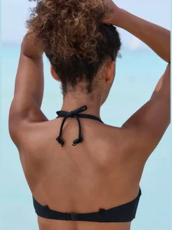 Haut de maillot de bain bandeau avec bonnets rembourrés et bretelles amovibles