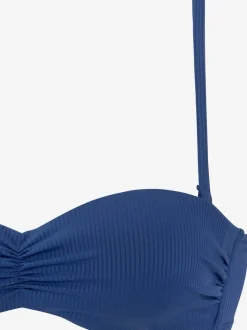 Haut de maillot de bain bandeau avec bonnets rembourrés et bretelles amovibles