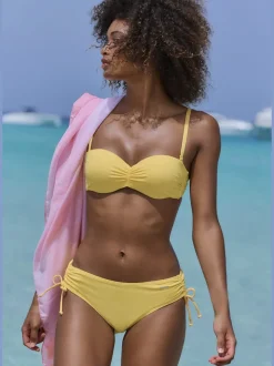 Haut de maillot de bain bandeau avec bonnets rembourrés et bretelles amovibles