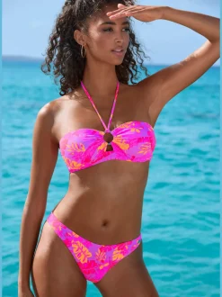 Haut de maillot de bain bandeau haut de maillot de bain avec imprimé floral intégral