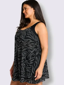 Haut de maillot de bain qualité maille imprimée
