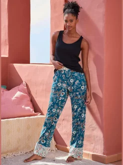 Haut de pyjama débardeur côtelé