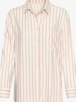 Haut de pyjama à manches longues et col t-shirt