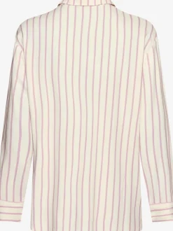 Haut de pyjama à manches longues et col t-shirt