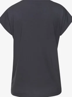 Haut de pyjama t-shirt avec imprimé feuille