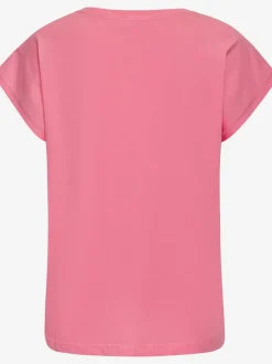 Haut de pyjama t-shirt de nuit avec joli imprimé devant