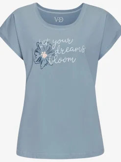 Haut de pyjama t-shirt de nuit avec joli imprimé devant