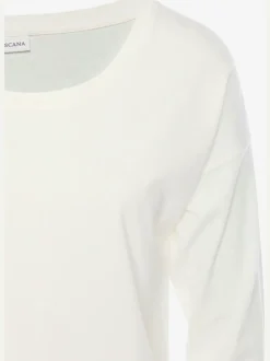 Haut de pyjama t-shirt à manches longues décontracté