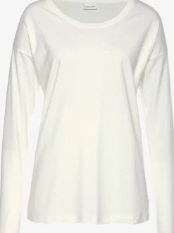 Haut de pyjama t-shirt à manches longues décontracté