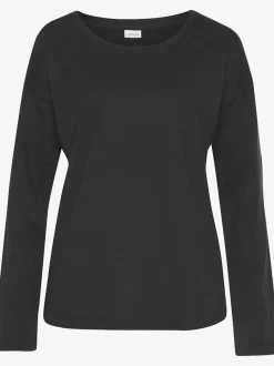 Haut de pyjama t-shirt à manches longues décontracté