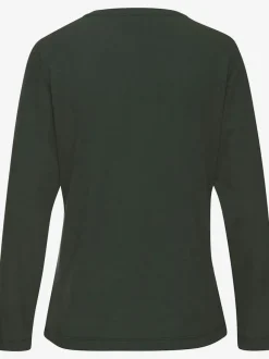 Haut de pyjama t-shirt à manches longues s.oliver avec imprimé devant
