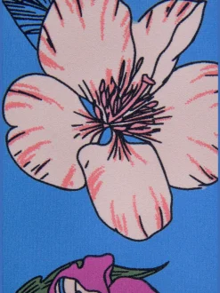Haut de tankini à fleurs avec bretelles ajustables