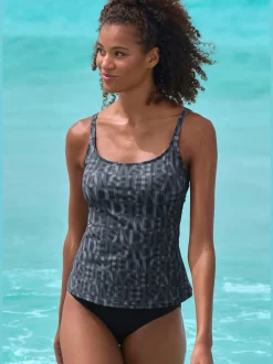 Haut de tankini imprimé tendance