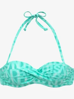 Hauts de bikini bandeau à armatures en polyamide recyclé