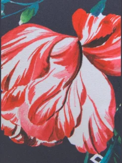 Hauts de bikini bandeau à motifs floraux rembourrés