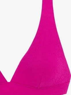 Hauts de bikini triangle avec bonnets amovibles floraux