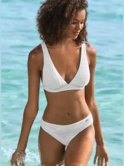 Hauts de bikini triangle avec bonnets amovibles floraux