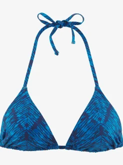 Hauts de bikini triangle à nouer et imprimés graphiques