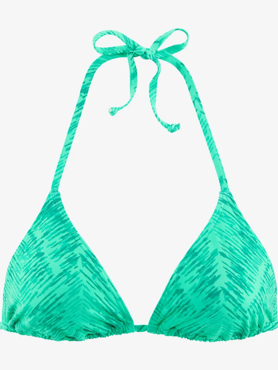 Hauts de bikini triangle à nouer et imprimés graphiques
