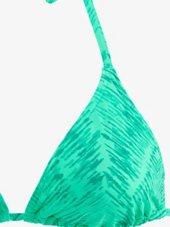 Hauts de bikini triangle à nouer et imprimés graphiques