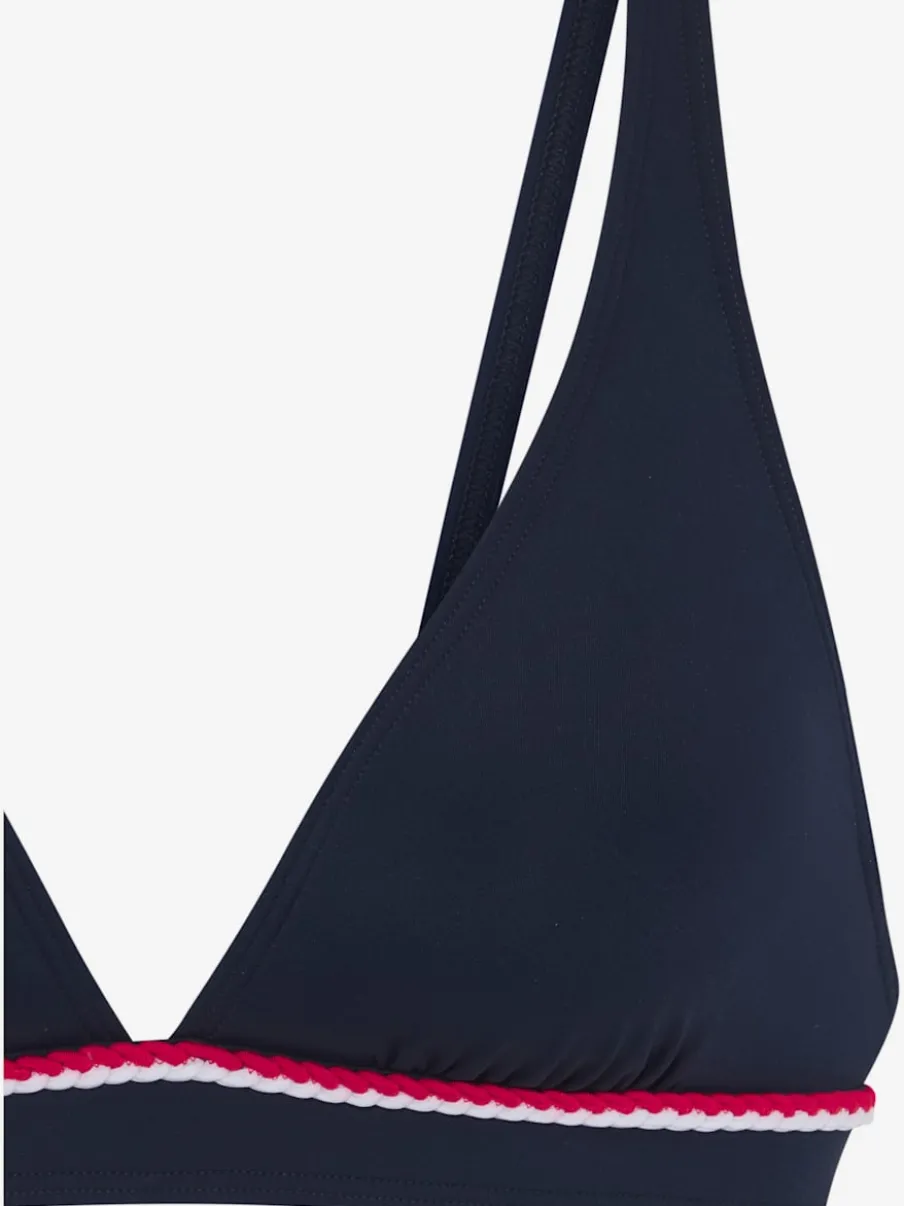 Hauts de bikini triangles avec cordons et bonnets amovibles