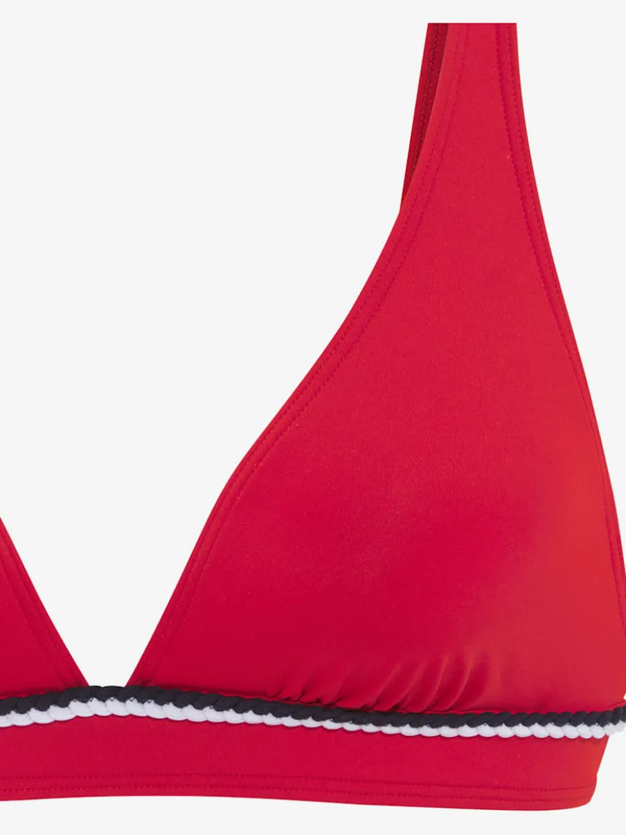 Hauts de bikini triangles avec cordons et bonnets amovibles