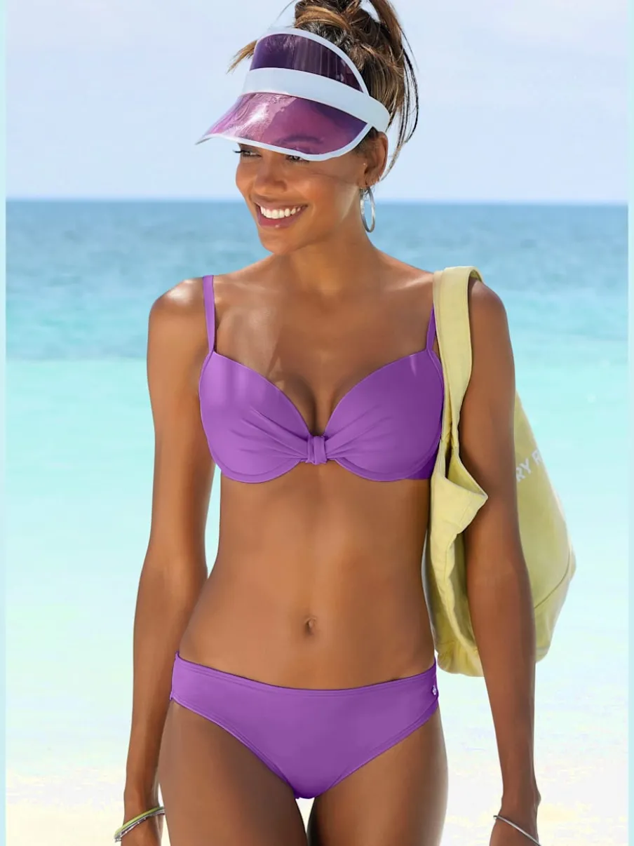 Hauts de maillot à armatures avec bonnets rembourrés ajustables