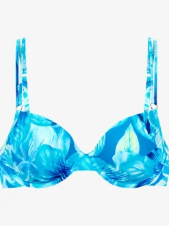 Hauts de maillot de bain à armatures motifs floraux ajustables