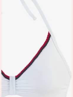 Hauts de maillot de bain avec bonnets amovibles cordons