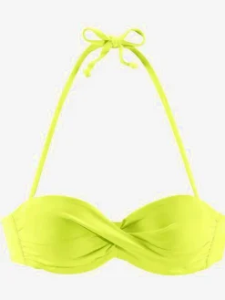 Hauts de maillots de bain bandeau avec bonnets rembourrés